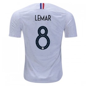 Camisolas de Futebol França Lemar 8 Equipamento Alternativa Copa do Mundo 2018 Manga Curta